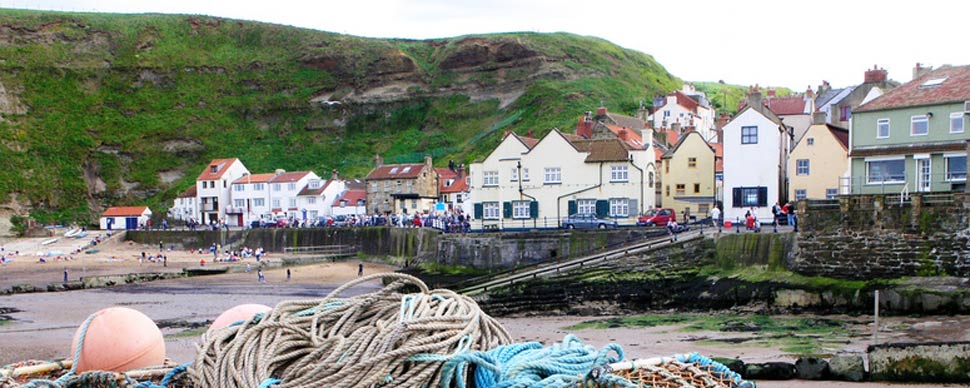 staithes in Yorkshire